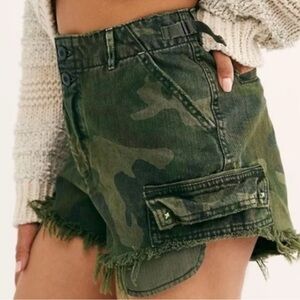 Free People Camo Shorts worn Once